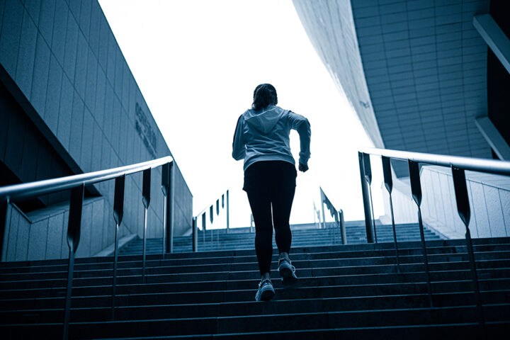 Climbing Up The Stairs
